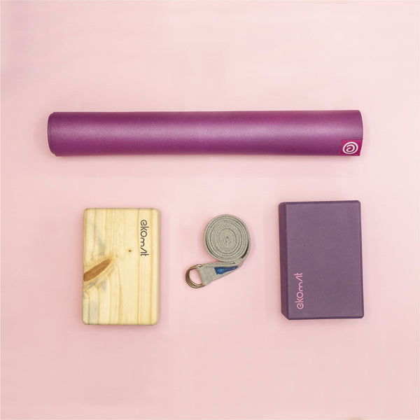 Kit de Yoga  Vida Simples - Ekomat Yoga